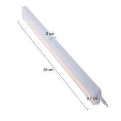 Steinhauer LED Unterbauleuchte Weiß L:58 cm mit Schalter dimmbar* Deckenleuchten|Led Lampen