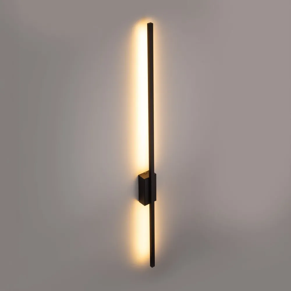 TK Lighting LED Wandlampe 108 cm hoch indirekt 3000 K 2524 lm Schwarz* Led Lampen|Wandleuchten