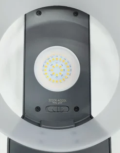 Best Eco-Light LED Wandlampe Aluminium Anthrazit B:16 cm IP44 1000 lm