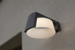 Best Eco-Light LED Wandlampe Aluminium Anthrazit B:16 cm IP44 1000 lm