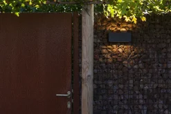 Eco-Light LED Wandlampe Aluminium Schwarz 3000 K IP54 Up Down* Metall Lampen|Led Außenleuchten