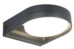 Discount Eco-Light LED Wandlampe Anthrazit Aluminium IP54 B:16 cm blendarm