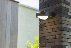 Discount Eco-Light LED Wandlampe Anthrazit Aluminium IP54 B:16 cm blendarm