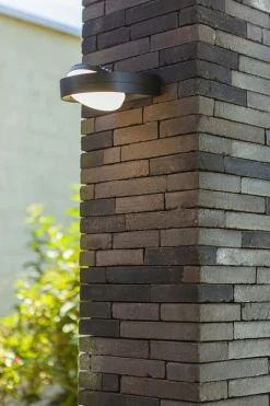 Discount Eco-Light LED Wandlampe Anthrazit Aluminium IP54 B:16 cm blendarm