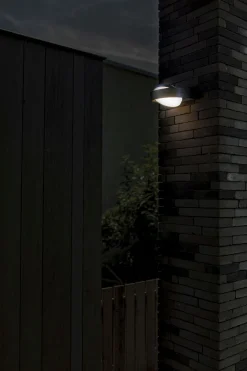 Discount Eco-Light LED Wandlampe Anthrazit Aluminium IP54 B:16 cm blendarm