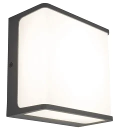 Eco-Light LED Wandlampe Anthrazit Aluminium IP54 4000 K B:15 cm* Metall Lampen|Led Außenleuchten