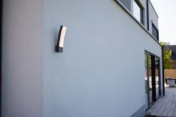 Outlet Eco-Light LED Wandlampe Anthrazit H:31,1 cm 1200 lm IP54 dimmbar