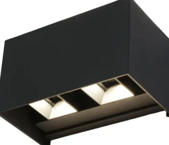 Eco-Light LED Wandlampe außen Aluminium Up Down IP54 B:17,3 cm* Led Außenleuchten|Fassadenstrahler