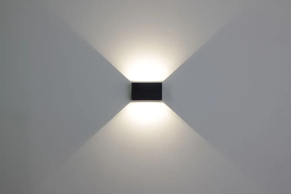 Eco-Light LED Wandlampe außen Aluminium Up Down IP54 B:17,3 cm* Led Außenleuchten|Fassadenstrahler