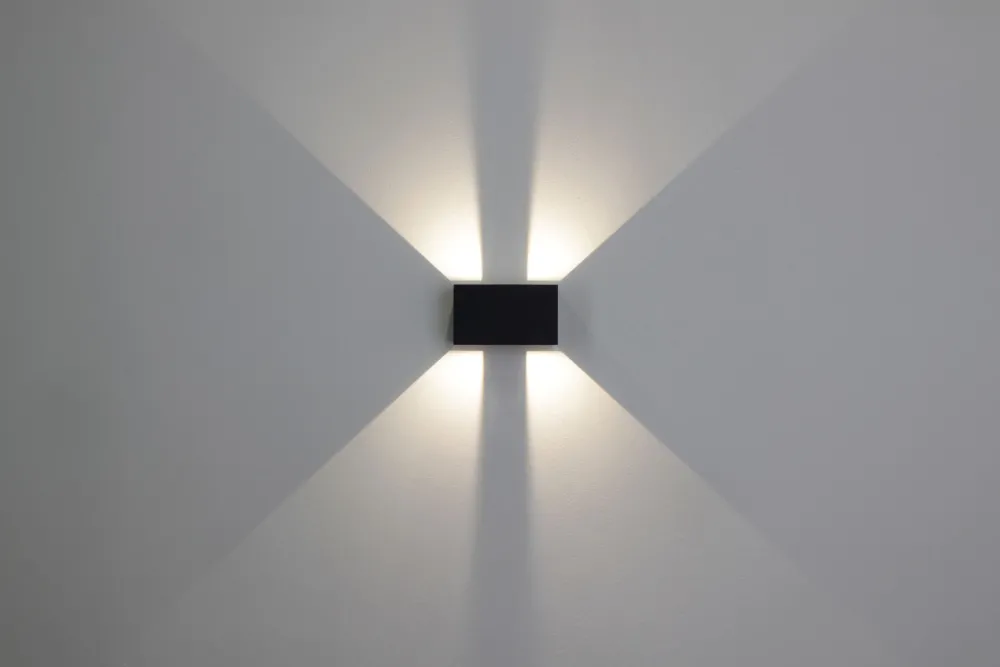 Eco-Light LED Wandlampe außen Aluminium Up Down IP54 B:17,3 cm* Led Außenleuchten|Fassadenstrahler