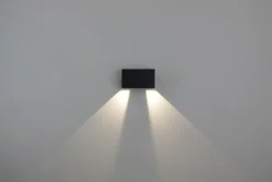 Eco-Light LED Wandlampe außen Aluminium Up Down IP54 B:17,3 cm* Led Außenleuchten|Fassadenstrahler