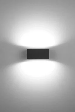 Eco-Light LED Wandlampe Außen Anthrazit 4000 K 10 W IP54 Up Down* Metall Lampen|Led Außenleuchten