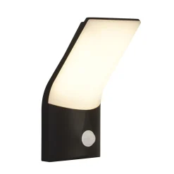 Clearance Searchlight LED Wandlampe außen Bewegungssensor IP54 Schwarz Weiß