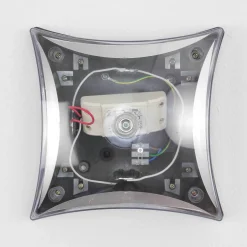 Hot Harms Import LED Wandlampe außen Schwarz Modern B: 20 cm