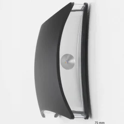 Hot Harms Import LED Wandlampe außen Schwarz Modern B: 20 cm