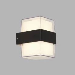 Searchlight LED Wandlampe außen Up Down IP44 Schwarz Weiß 3000 K* Metall Lampen|Led Außenleuchten