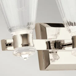 Elstead LED Wandlampe Bad IP44 60,8 cm lang Metall Glas 3000 K* Led Lampen|Wandleuchten