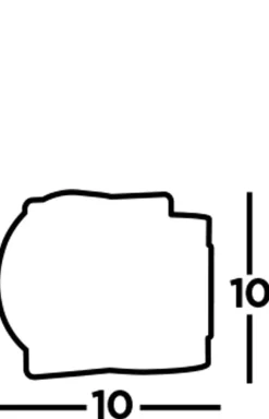 Searchlight LED Wandlampe Bad Up Down Schalter IP44 Schwarz Klar 3000 K* Led Lampen|Wandleuchten