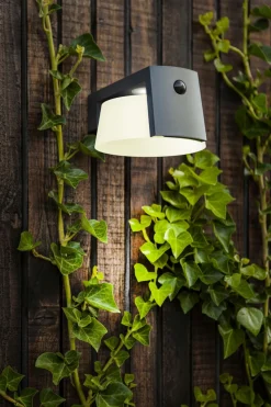 Eco-Light LED Wandlampe Bewegungssensor Aluminium B:16 cm IP44* Metall Lampen|Led Außenleuchten