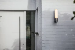 Hot Eco-Light LED Wandlampe Bewegungssensor Edelstahl H:34,5 cm 16 W