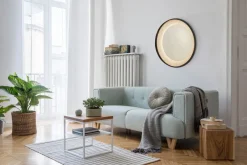 Hot Searchlight LED Wandlampe dimmbar Glas Metall Touch IP44 Ø80 cm