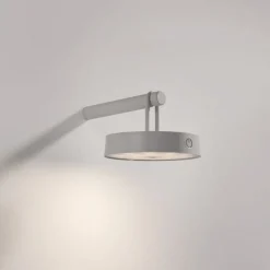 Just Light LED Wandlampe Dimmer Touch Schalter IP44 2700 K Greige