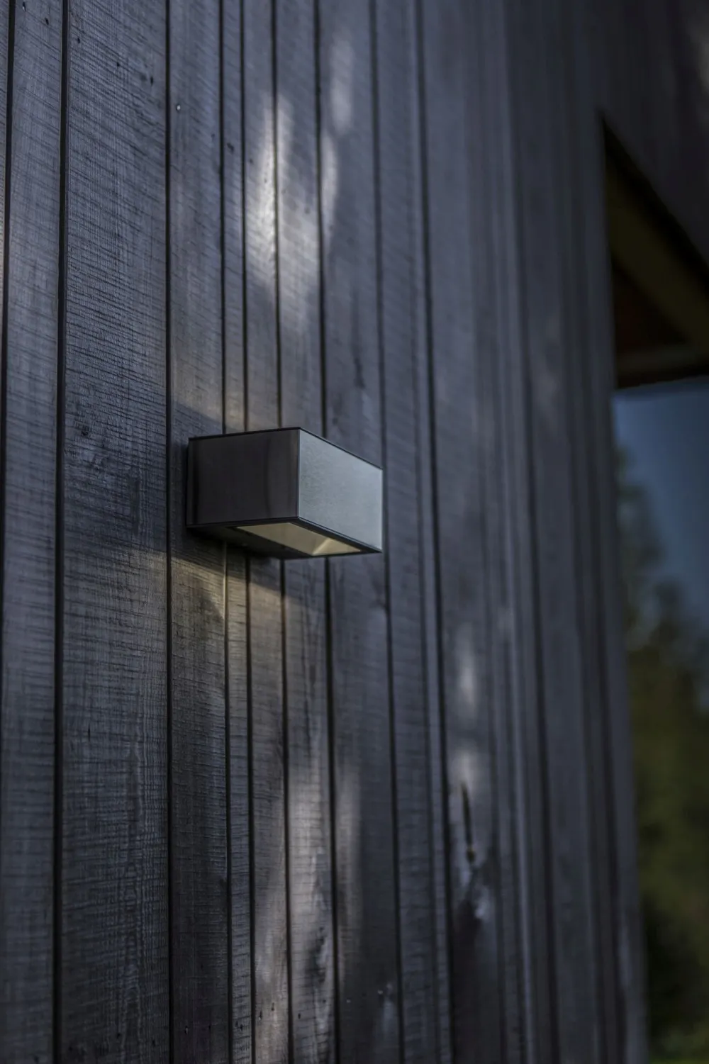 Clearance Eco-Light LED Wandlampe Edelstahl in Nickel 4000 K IP54 Up Down