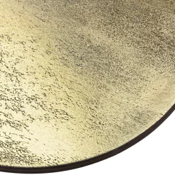 Nowodvorski LED Wandlampe flach Ø 35 cm in Gold 3000 K 160 lm Holz* Metall Lampen|Holzlampen