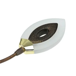 WOFI LED Wandlampe GORI Rostbraun Floral Modern