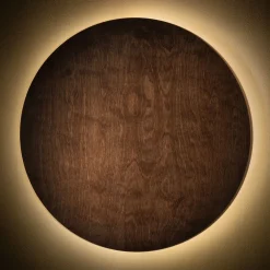 Nowodvorski LED Wandlampe Holz indirektes Licht Ø50 cm warmweiß* Flurlampen|Wohnzimmerlampen