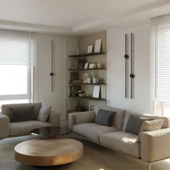 Online Lamkur LED Wandlampe indirekt Metall H:120 cm 1600 lm 4000 K