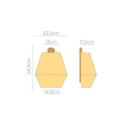 Newgarden LED Wandlampe kabellos IP54 H: 24,5 cm Rattan außen Dimmer* Metall Lampen|Feuchtraumleuchten