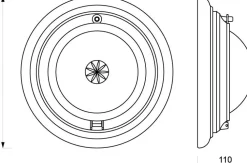 New Laura Suardi LED Wandlampe Messing Chrom rund maritimes Design