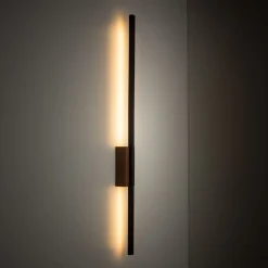 TK Lighting LED Wandlampe Metall Holz 78 cm hoch indirektes Licht 3000 K* Led Lampen|Wandleuchten