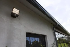 Eco-Light LED Wandlampe mit Bewegungsmelder 4000 K IP54 beweglich* Metall Lampen|Außenwandleuchten