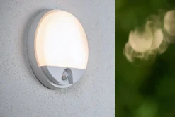 LED Wandlampe mit Bewegungsmelder Ø21 cm IP54 3000 K* Außenwandleuchten|Led Außenleuchten