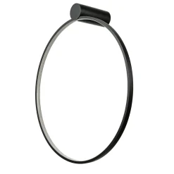 Hot Nowodvorski LED Wandlampe Schwarz 3000 K Ring Ø 45 cm Modern