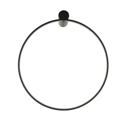 Hot Nowodvorski LED Wandlampe Schwarz 3000 K Ring Ø 45 cm Modern