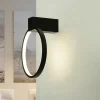 Nowodvorski LED Wandlampe Schwarz 4000 K Ring Ø 18 cm dekorativ* Led Lampen|Wandleuchten