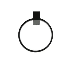 Nowodvorski LED Wandlampe Schwarz 4000 K Ring Ø 18 cm dekorativ* Led Lampen|Wandleuchten