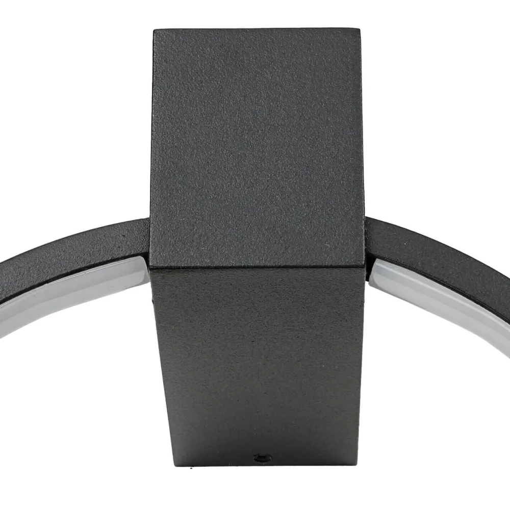 Sale Nowodvorski LED Wandlampe Schwarz Aluminium 3000 K 190 lm Ø 18 cm