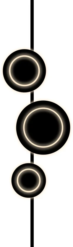 Best Eco-Light LED Wandlampe Schwarz H:120 cm 1008 lm 3000 K dimmbar