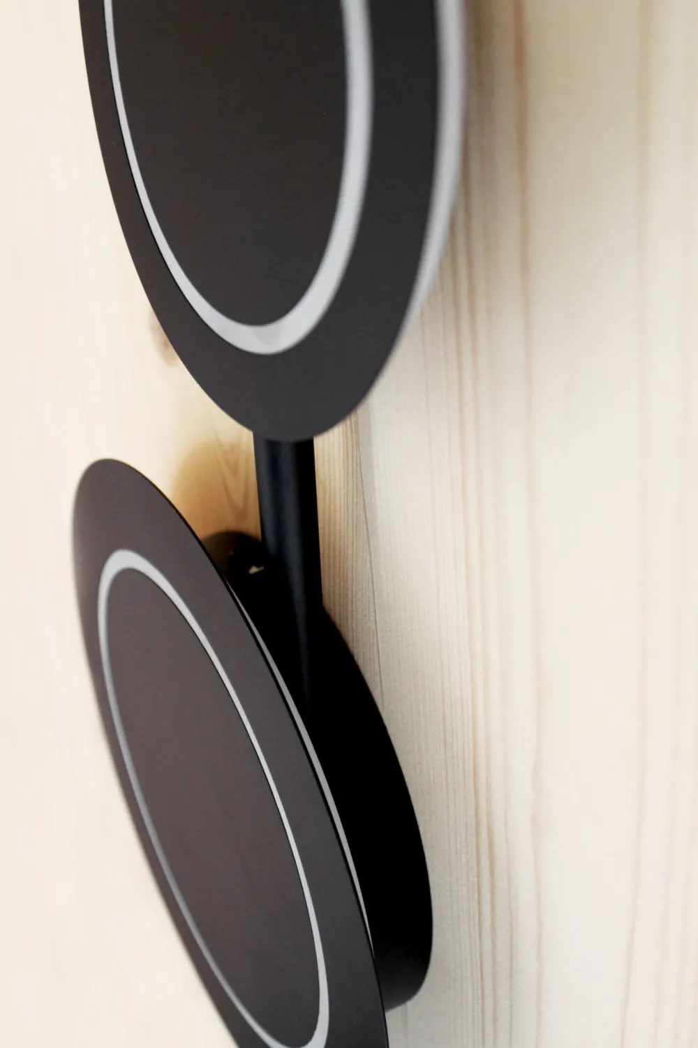 Best Eco-Light LED Wandlampe Schwarz H:120 cm 1008 lm 3000 K dimmbar