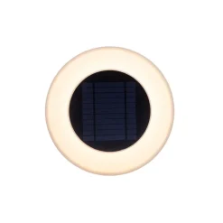 Newgarden LED Wandlampe Solar Ø 39 cm rund IP65 3500 K Fernbedienung* Badezimmer Lampe|Solarleuchten