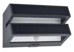 Hot Eco-Light LED Wandlampe Solar Bewegungsmelder IP54 600 lm dimmbar