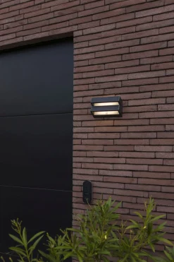 Hot Eco-Light LED Wandlampe Solar Bewegungsmelder IP54 600 lm dimmbar