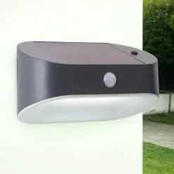 Sale Searchlight LED Wandlampe Solar Bewegungssensor Metall IP44 Outdoor