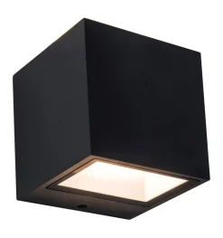 Hot Eco-Light LED Wandlampe Up Down Schwarz B:8,5 cm IP54 850 lm 9 W