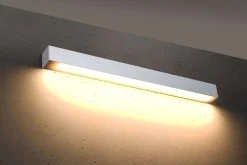 Sollux LED Wandlampe Weiß 67 cm länglich blendarm 3000 K* Wohnzimmerlampen|Küchenlampen
