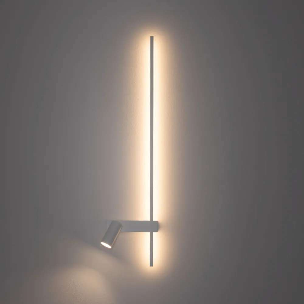 Sale Nowodvorski LED Wandlampe Weiß Aluminium GU10 H:80 cm indirekt